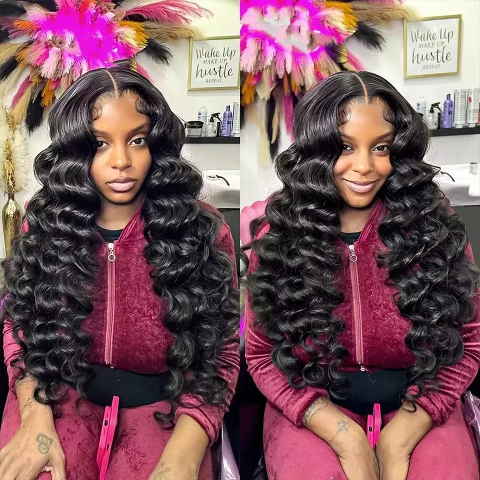 32 Inch Loose Wave Human Hair Bundles Raw Virgin Burmese Hair Weaves 1B Color Wavy Human Hair Extensions Sew Wigs Free Shipping