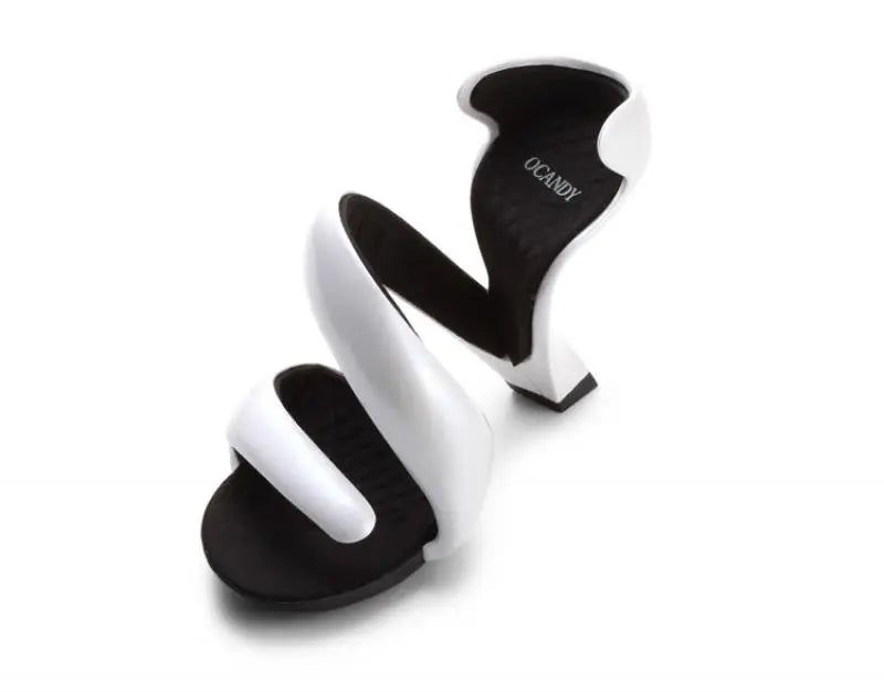 Snake-Shaped Bottomless Sandals Shoes Women Sexy High Heels Summer Shoes Design 2021 Lady Summer Sandals for Wedding