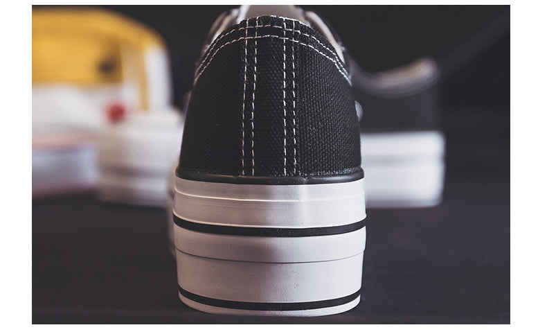 Ulzzang K-style Increased Student Casual White Shoes
