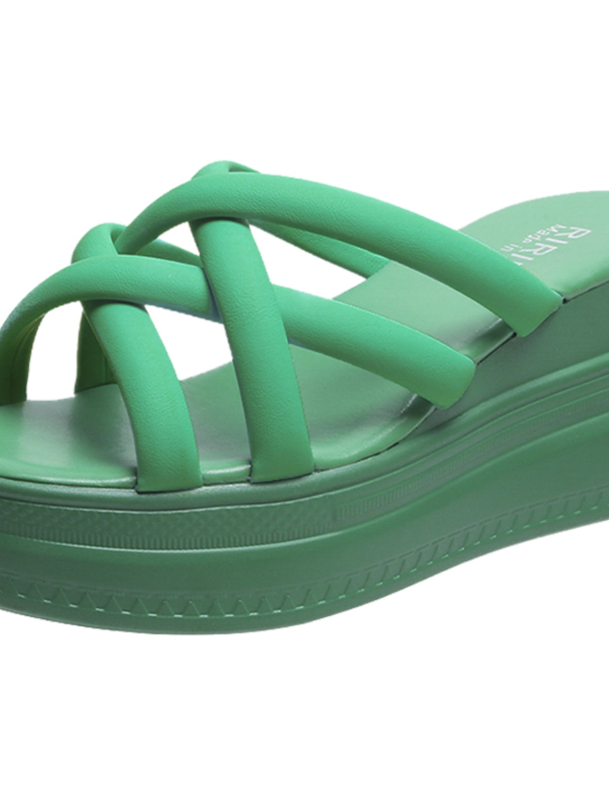 Summer Korean Style Cross Belt Fashion High Heel Platform Slippers