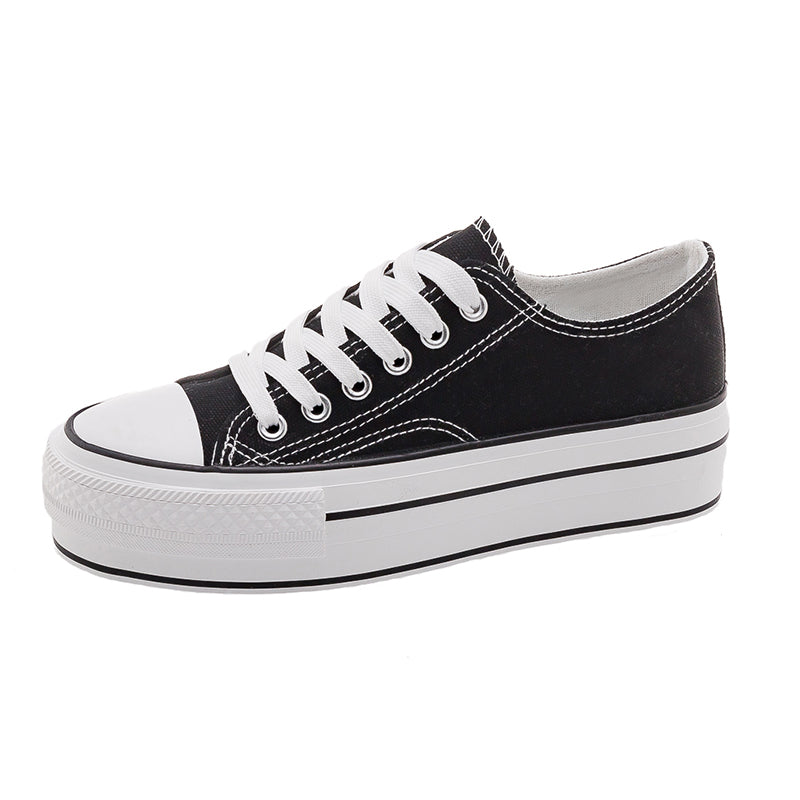 Ulzzang K-style Increased Student Casual White Shoes