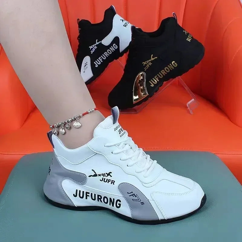 New 2024 Shoes for Women Summer Breathable Ladies Lace Up Sports Platform Sneakers Women Walking Designer Shoes Zapatos De Mujer