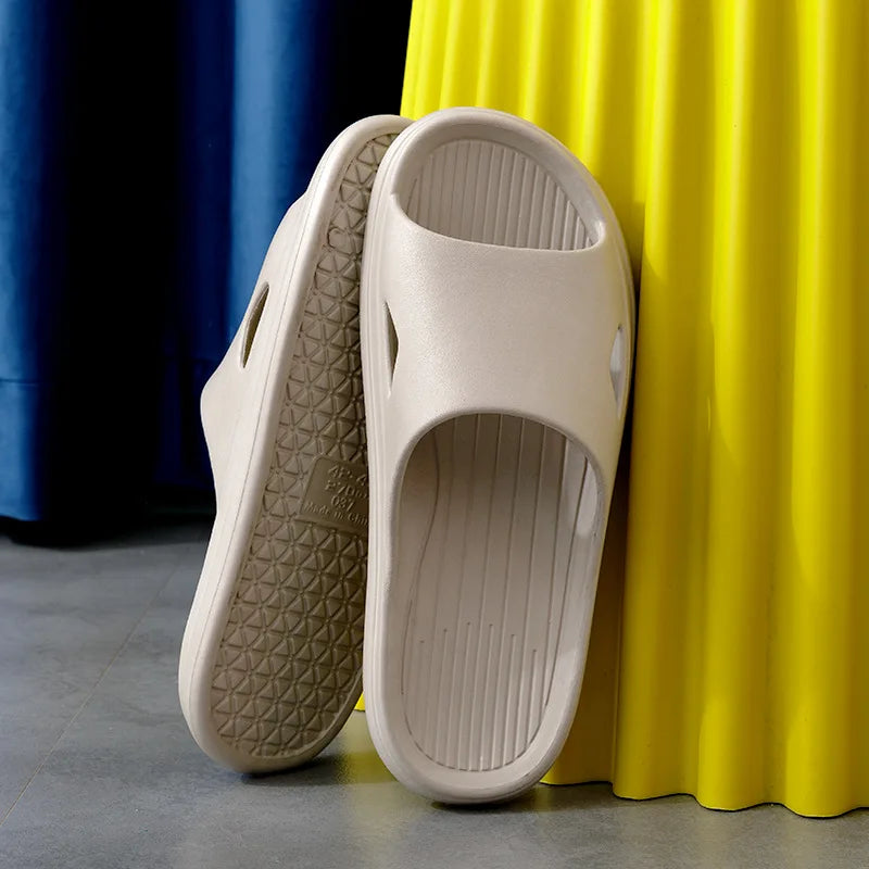 New Bathroom Slippers Summer for Women Men Soft Couple EVA Platform Home Slippers Indoor Casual Non-Slip Flip Flops Wholesale