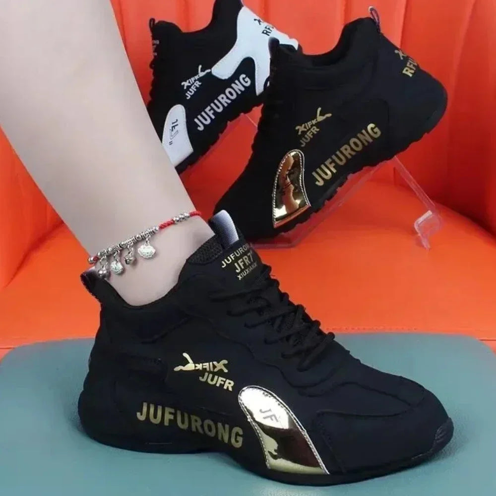 New 2024 Shoes for Women Summer Breathable Ladies Lace Up Sports Platform Sneakers Women Walking Designer Shoes Zapatos De Mujer