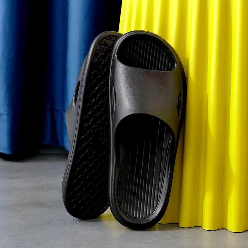 New Bathroom Slippers Summer for Women Men Soft Couple EVA Platform Home Slippers Indoor Casual Non-Slip Flip Flops Wholesale