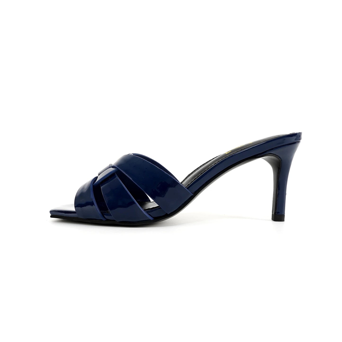 Summer Women's Slippers Plus Size 35-44 Fashion High Heels Leather Open Toe Square Party Shoes Elegant Slim Heels Women's Shoes