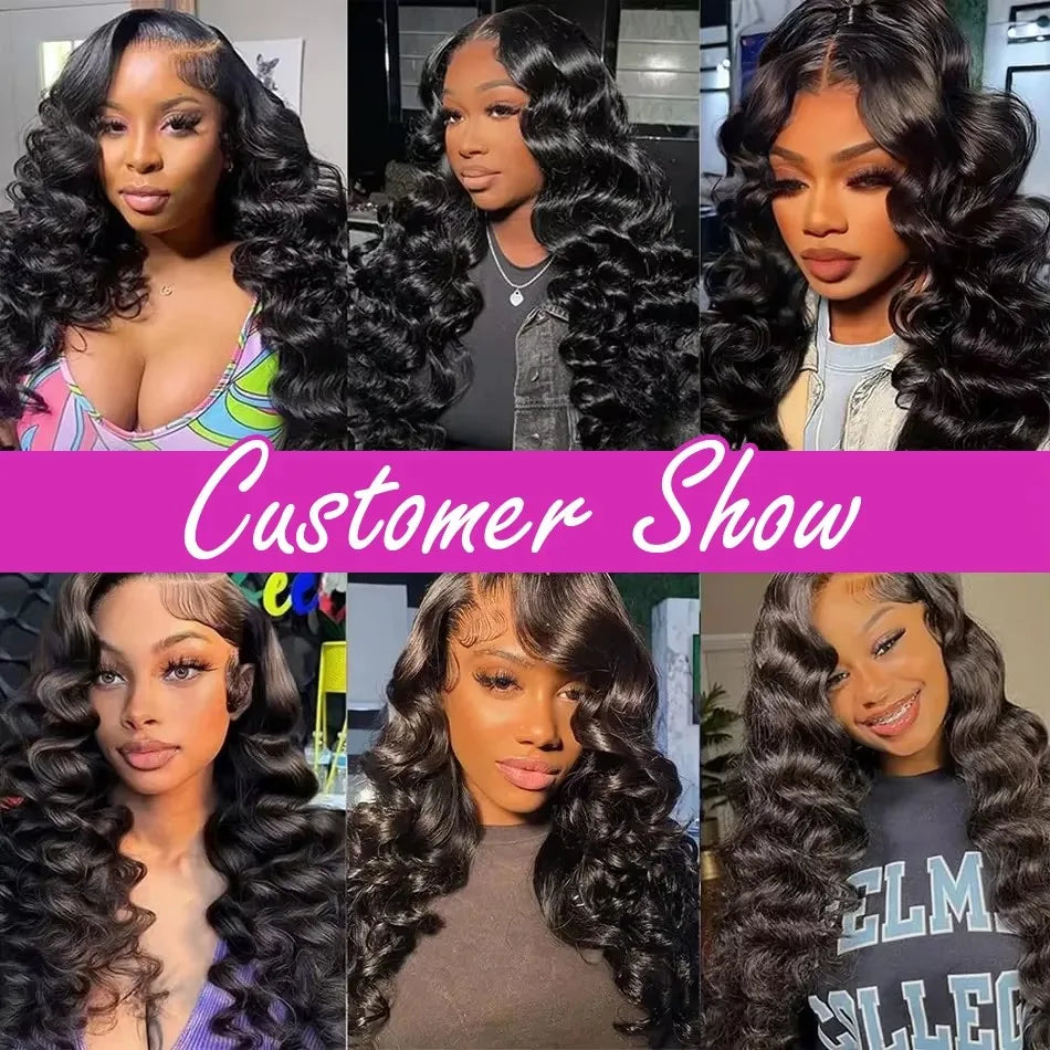 Linktowig Loose Wave Bundles Human Hair 30 Inch Human Hair Bundles Loose Deep Wave Weave Bundles Raw Hair Extensions Double Weft