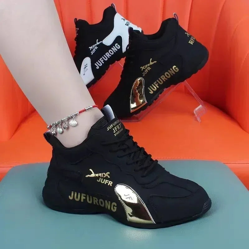 New 2024 Shoes for Women Summer Breathable Ladies Lace Up Sports Platform Sneakers Women Walking Designer Shoes Zapatos De Mujer