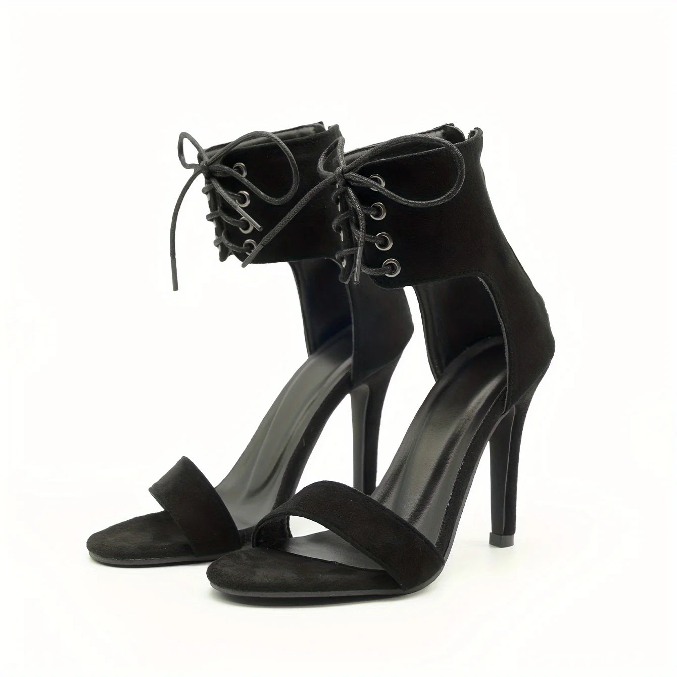 Women's High Heel Sandals 2024 New Lace-up Thin Heel Outdoor Fashion Banquet Women's Shoes Stripper Exotic Dance Wear