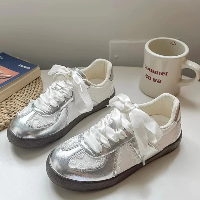 Retro Versatile Women Shoe Fashion Temperament Womens Casual Shoes Comfort Light Womens Flat Shoes Anti Slip Simple Single Shoes
