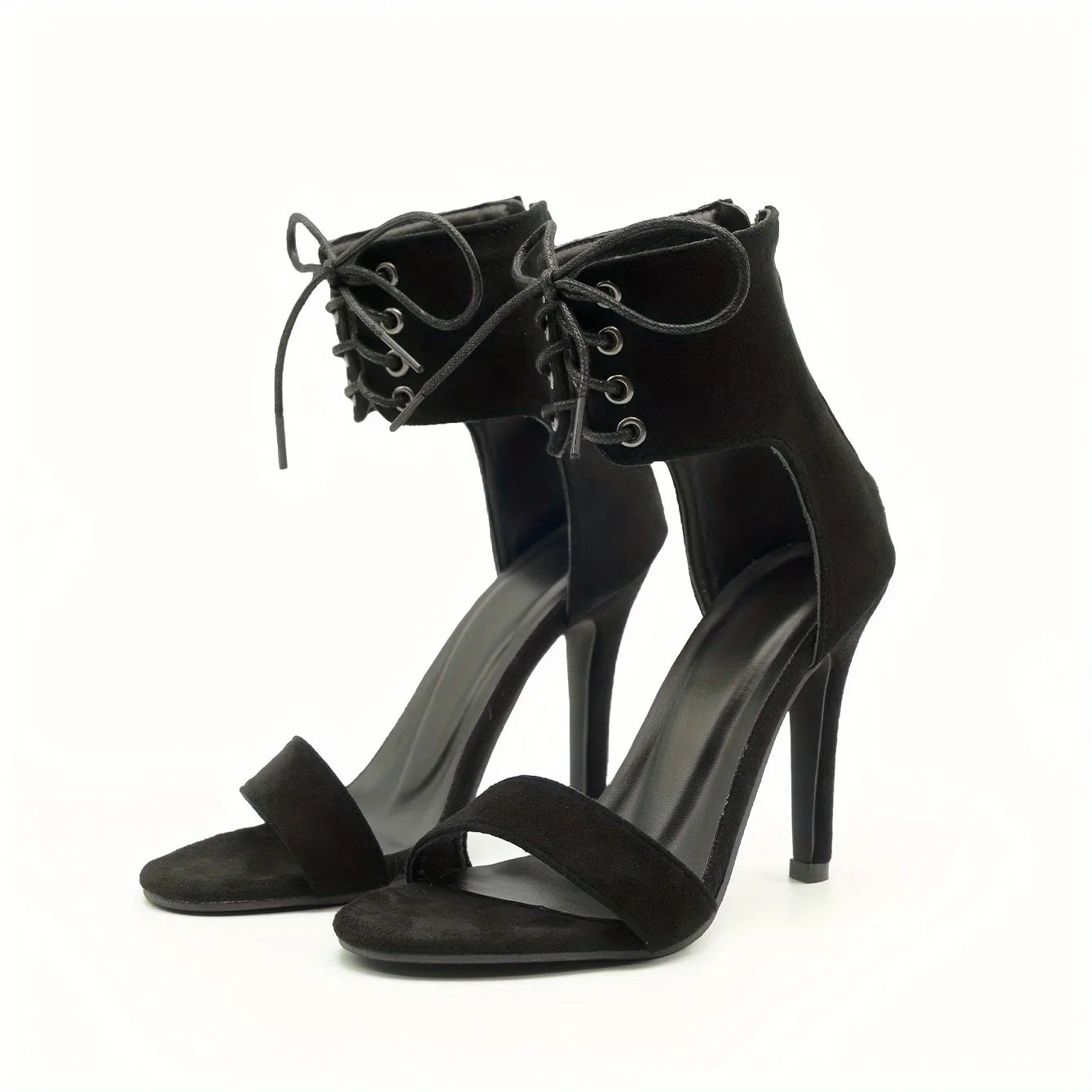 Women's High Heel Sandals 2024 New Lace-up Thin Heel Outdoor Fashion Banquet Women's Shoes Stripper Exotic Dance Wear
