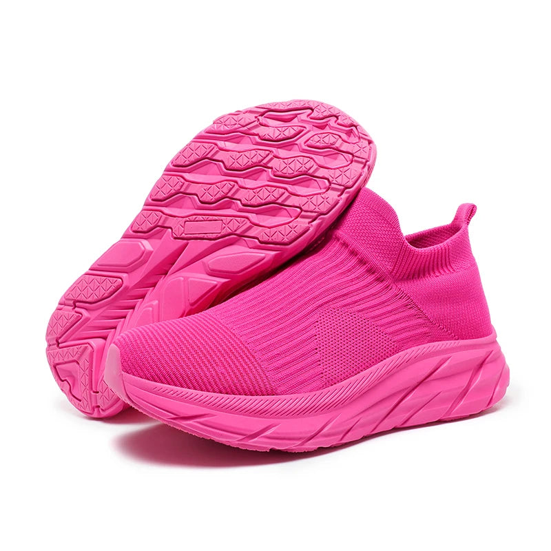 Summer shoes ladies couple casual shoes fashion lightweight breathable walking sneaker covers wear men's mesh flats women plus44