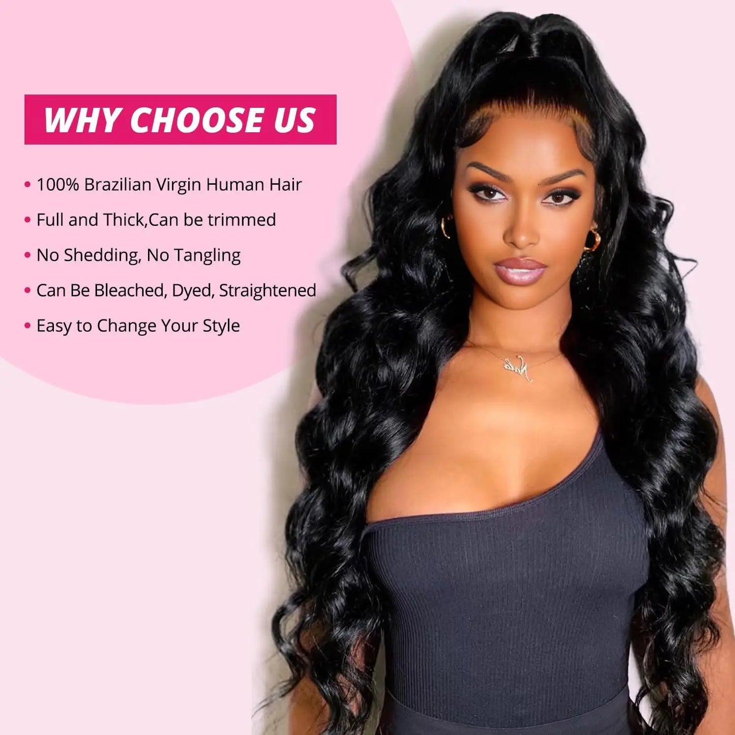 22 24 26 28 Inch Body Wave Bundles 100% Human Hair Extensions Brazilian Water Wavy Virgin Weft Hair Weaving