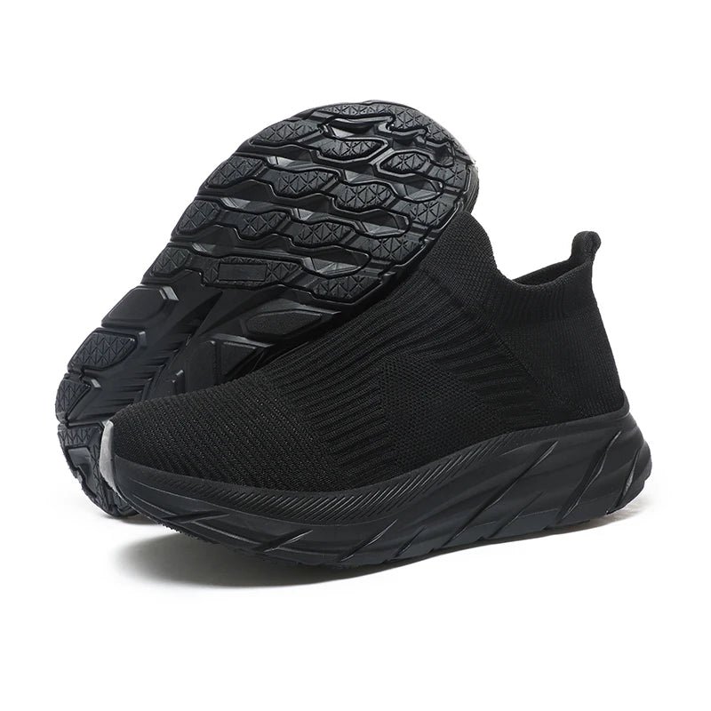 Summer shoes ladies couple casual shoes fashion lightweight breathable walking sneaker covers wear men's mesh flats women plus44