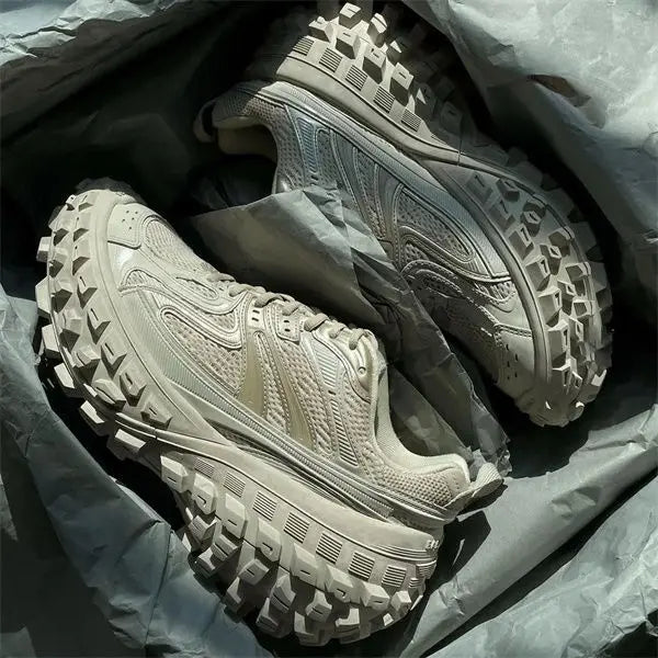 Woman Shoes Old Dad Tire Thick Bottom Sneakers Women outdoors Platform Increase Shoes For Women Leather Women Casual Sneakers