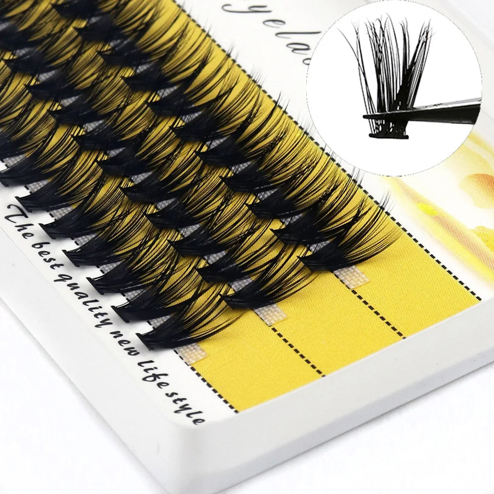 40/30/20D Cluster Eyelash Extension 1Box/60 Bundle Natural Thick Mink Lashes Russian Individual Eyelash bunches Wholesale Cilia