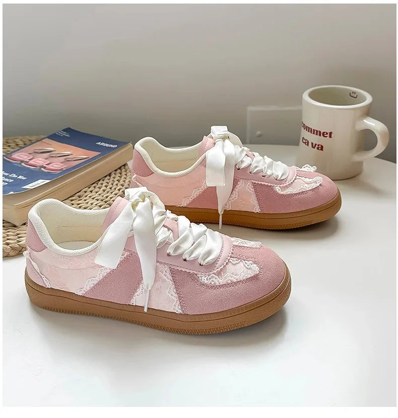 Retro Versatile Women Shoe Fashion Temperament Womens Casual Shoes Comfort Light Womens Flat Shoes Anti Slip Simple Single Shoes