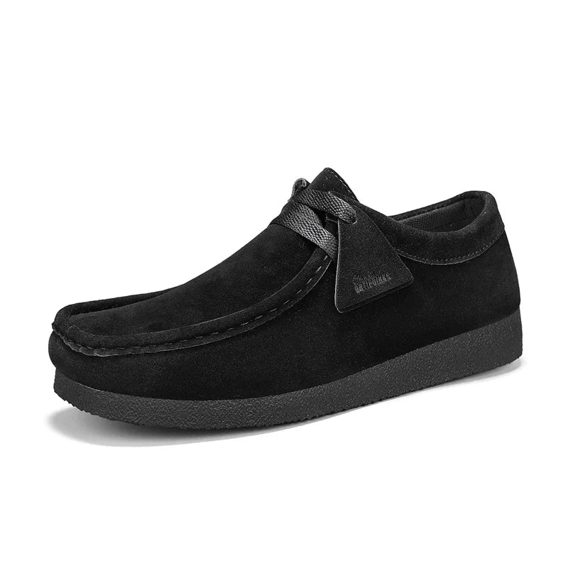 New Arrival Vintage Casual Shoes for Men Luxury Slip On Suede Sneakers Men Comfortable Walking Mens Boat Shoes chaussures homme
