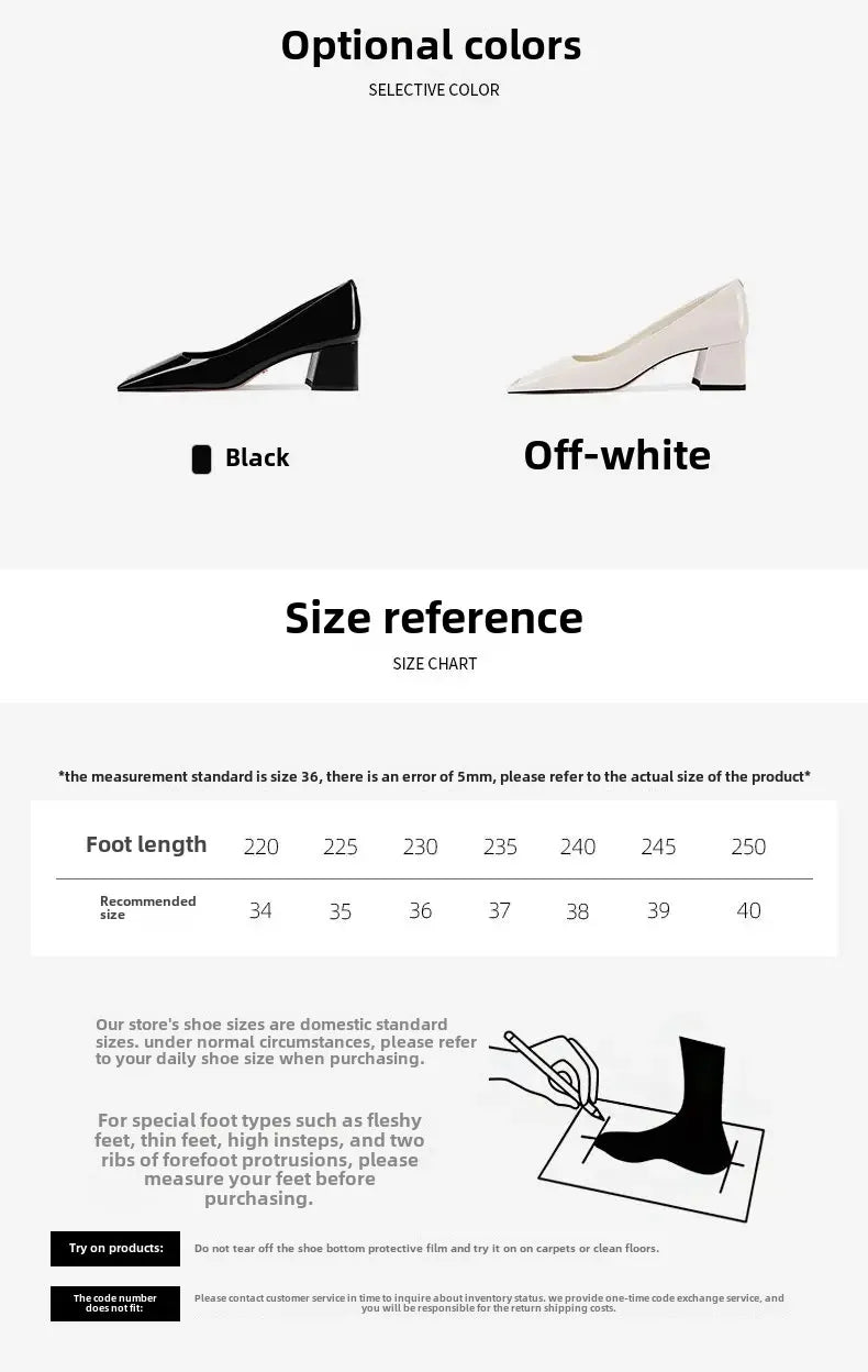 2025 new spring ladies pumps chunky heels leather square head shallow mouth with fashion comfortable commuter work women's shoes