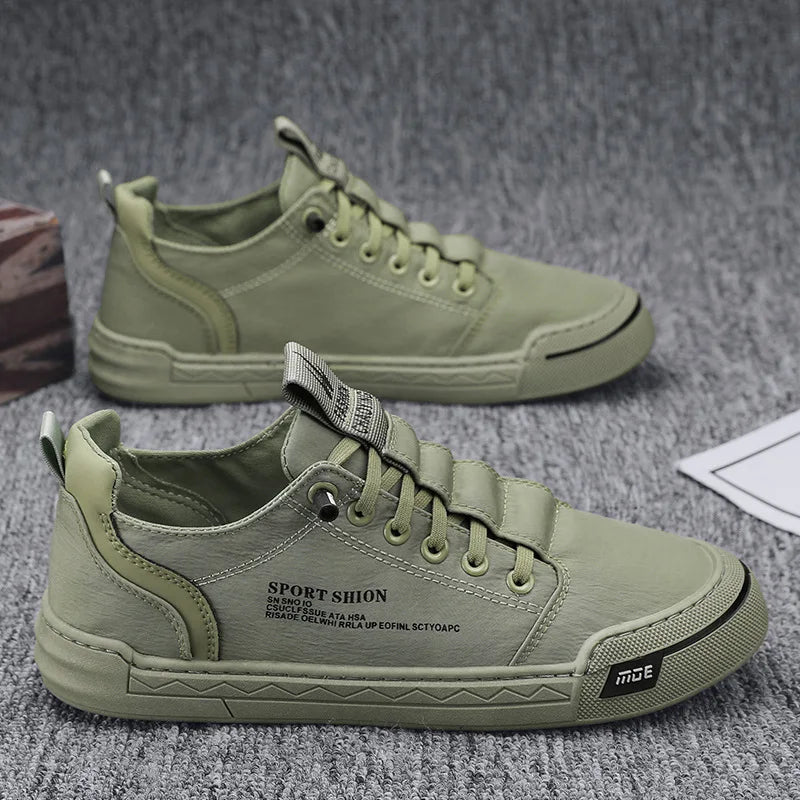High Quality Men's Sneakers Summer Ice Silk Canvas Shoe for Men Brand Versatile Slip-on Casual Vulcanized Footwear Tenis Hombres