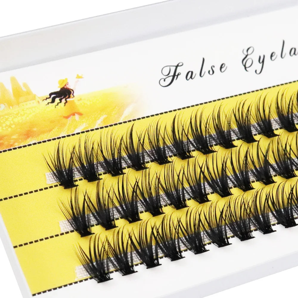 40/30/20D Cluster Eyelash Extension 1Box/60 Bundle Natural Thick Mink Lashes Russian Individual Eyelash bunches Wholesale Cilia
