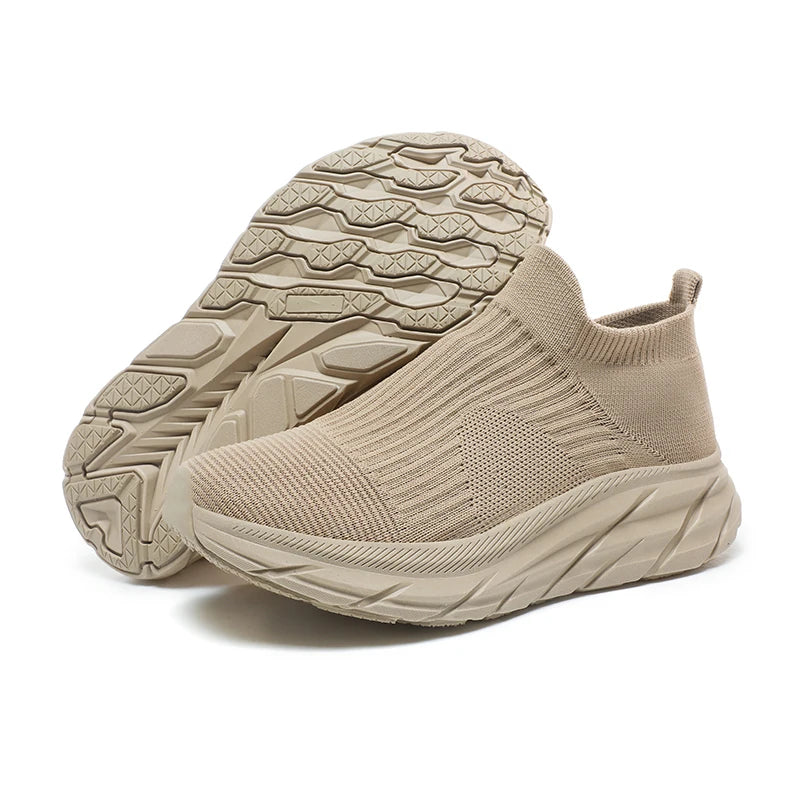 Summer shoes ladies couple casual shoes fashion lightweight breathable walking sneaker covers wear men's mesh flats women plus44