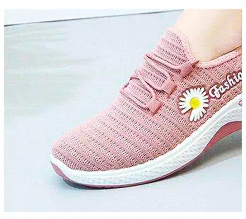 NEW Women's Light Running Shoes Adult Sneakers Net Shoes Comfortable Soft Soled Sneakers Women's Breathable Casual Single Shoes