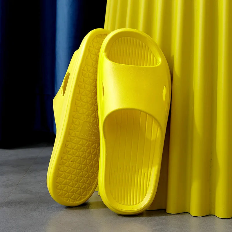 New Bathroom Slippers Summer for Women Men Soft Couple EVA Platform Home Slippers Indoor Casual Non-Slip Flip Flops Wholesale