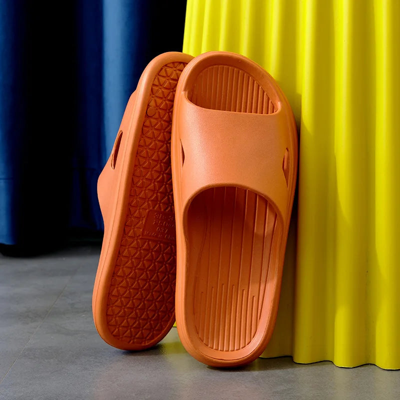 New Bathroom Slippers Summer for Women Men Soft Couple EVA Platform Home Slippers Indoor Casual Non-Slip Flip Flops Wholesale