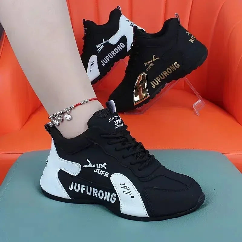 New 2024 Shoes for Women Summer Breathable Ladies Lace Up Sports Platform Sneakers Women Walking Designer Shoes Zapatos De Mujer