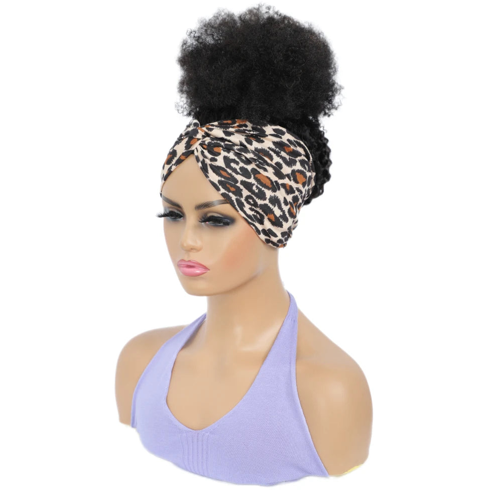 180% Density Afro Kinky Curly Headband Wig Human Hair For Black Women No Glue No Gel Wear Go Brazilian Wigs On Sale Headbands