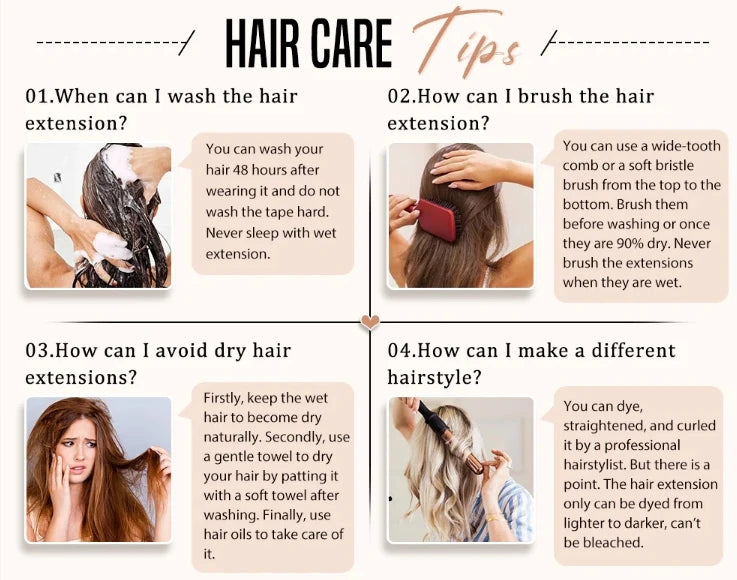 Ugeat Tape in Hair Extensions Human Hair Blonde Remy Tape in Extensions for Women Platinum Blonde Invisible Human Hair