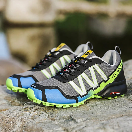 Men Shoes Summer Breathable Hiking Shoes Outdoor Men Sneakers Climbing Trekking Shoes Mens Sports Shoes Men Casuals Shoes